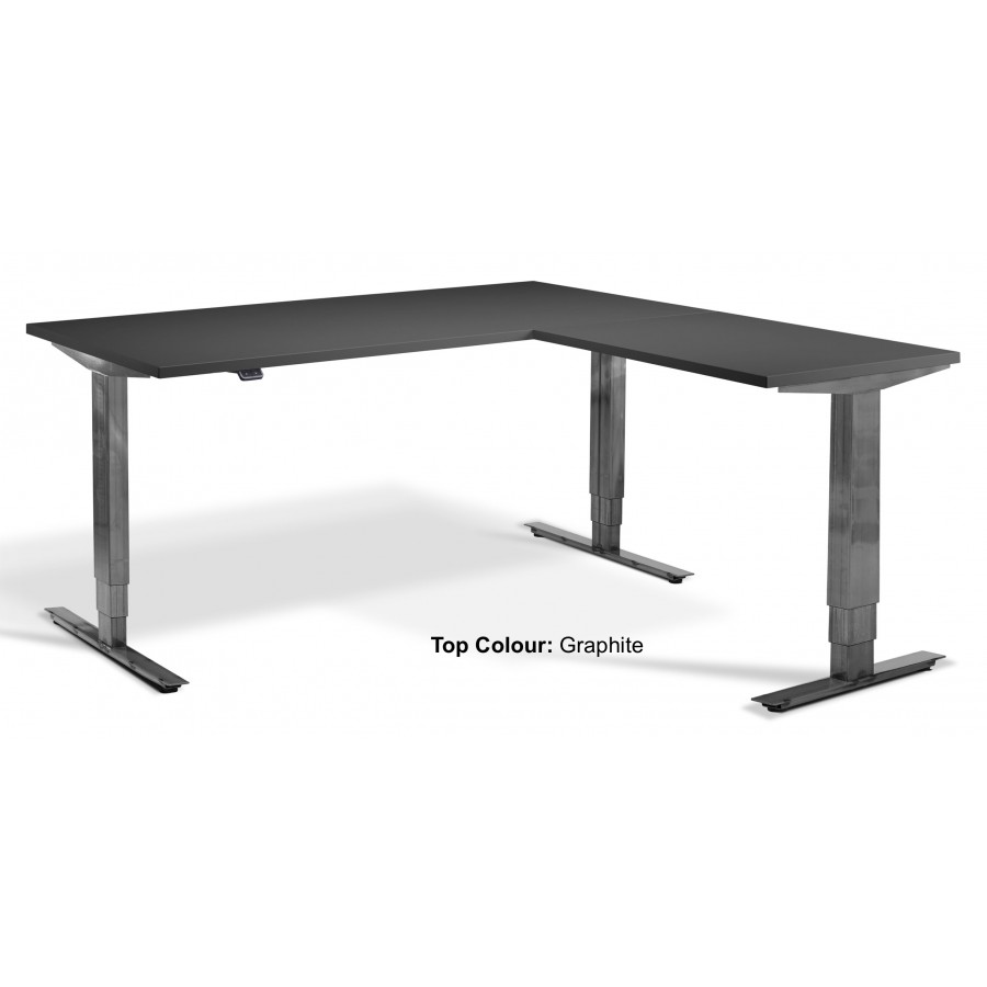 Forge Corner Triple Motor Height Adjustable Desk